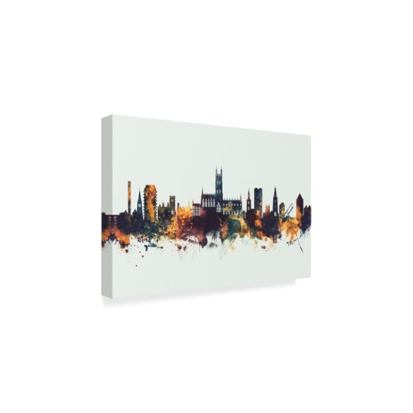 Michael Tompsett 'Gloucester England Skyline Iv' Canvas Art,22x32